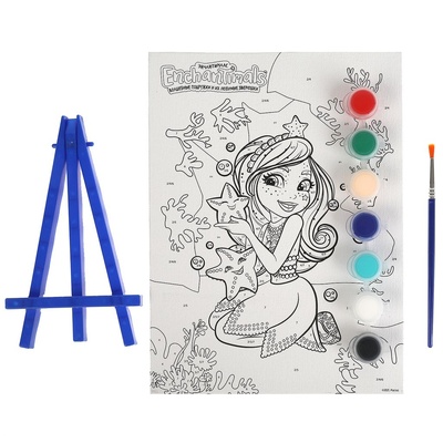 Холст "Энчантималс" для росписи по номерам 17*23 см