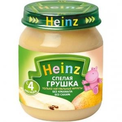 Пюре Спеленок груша 125 гр стекло 1/12