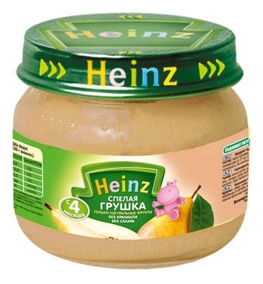 Пюре Хайнц грушка 80 г