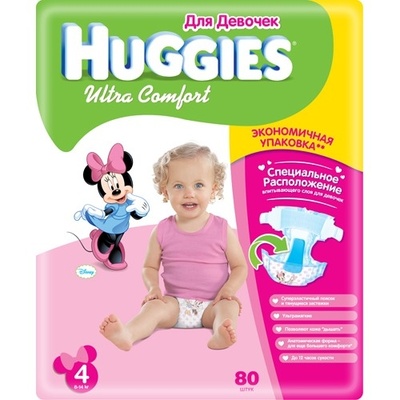 Huggies Ultra Comfort Jumbo  8-14 кг (80 шт.)
