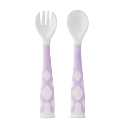Ложка и вилка гибкие, лавандовый