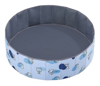 Сухой бассейн голубой с рисунком S 80*26см