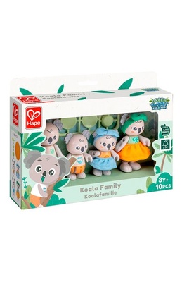 Игрушки фигурки животных "Семья коал", 12 предметов в наборе
