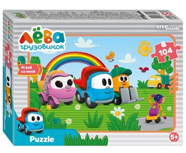 Мозаика "puzzle" 104 "Грузовичок Лёва. Друзья" 