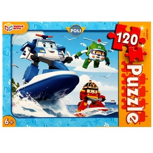 Пазлы 120Д "Робокар Поли"