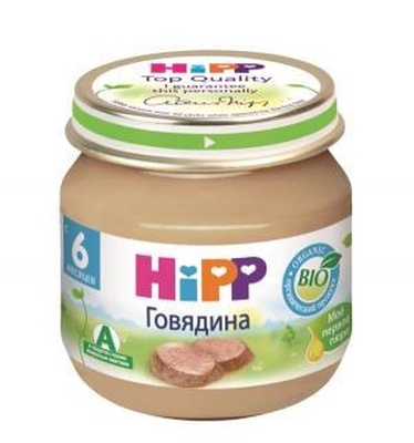 Пюре Хипп говядина 80 г