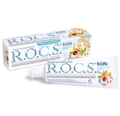 Зубная паста Рокс Фруктовый рожок