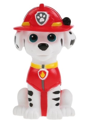 Игрушка для купания "Щенячий Патруль" Маршал, сетка