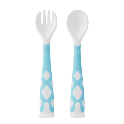 Ложка и вилка гибкие, мятный