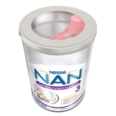 Нан Гипоаллергенный 3 400гр/12  (БЗМЖ)