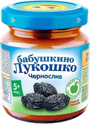 Пюре Бабушкино лукошко чернослив