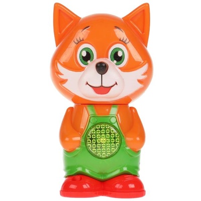 Весёлый лисёнок Бианки В. 50 песен,стихов,звуков. свет.кор.бат.