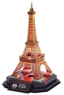 Эйфелева башня с LED-подсветкой (Франция), 51 детали