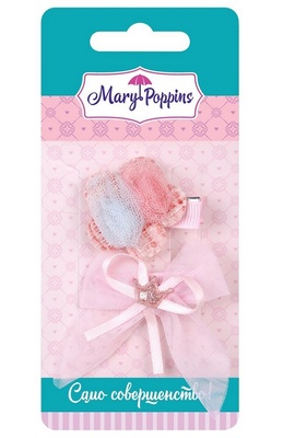 Набор зажимов "Розовое счастье" 2шт