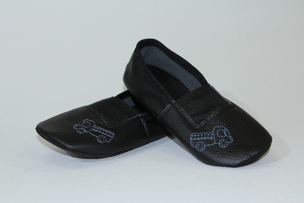 Чешки черные нат.кожа Ассорти р.16