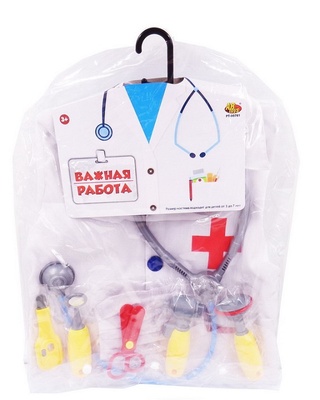 Важная работа. Форма доктора, 10 предметов в наборе с аксессуарами