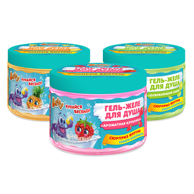 Гель-желе для душа детский серии "С сюрпризом"