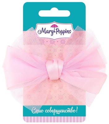 Резинка-бантик "Принцесса" роз.