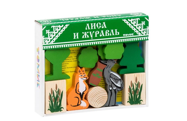 Конструктор "Сказка" Лиса и журавль 14дет.