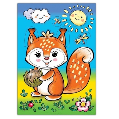 Развивающие рамки. Бельчонок