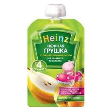 Пюре Хайнц грушка 100 г пауч