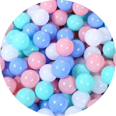 Шарики для сухого бассейна 7см син/фиол/бел 100шт