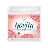 *Ватные палочки Novita Delicate 100шт пакет/24