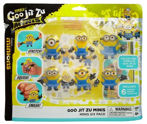 Миньоны. Набор тянущихся мини фигурок 6 шт.