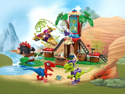 11200 Spidey and Gobby's Raptor Battle at Tree