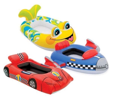 Лодка "Круиз" 100*97 см, от 3-6 лет, 3 вида в ассорт. INTEX