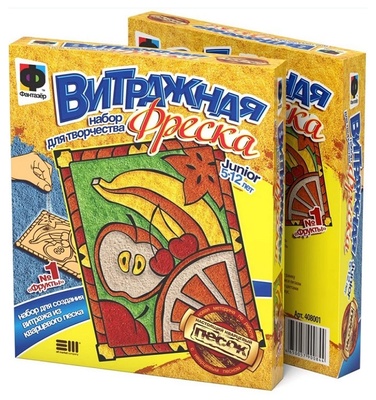 408001 Витражная фреска, Фрукты	