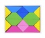 Цветные треугольники 16 дет.