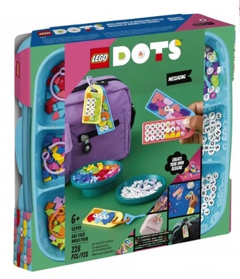 41949 DOTS Большой набор бирок для сумок: надписи