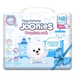 Подгузники  JOONIES Premium Soft  NB (0-5 кг), 24 шт./6