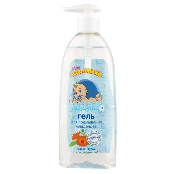 Мое Солнышко Гель д/подмывания младенцев с календулой 400мл