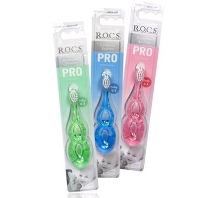 Зубная щетка РОКС PRO Baby 0-3г.