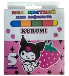 72024 Мел цветной Kuromi, для асфальта, JUMBO, 5 шт. 