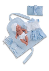 4064B Кукла-младенец Карлос с пелен.комп.,26см
