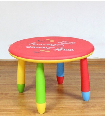 Стол круглый 70*47 см red