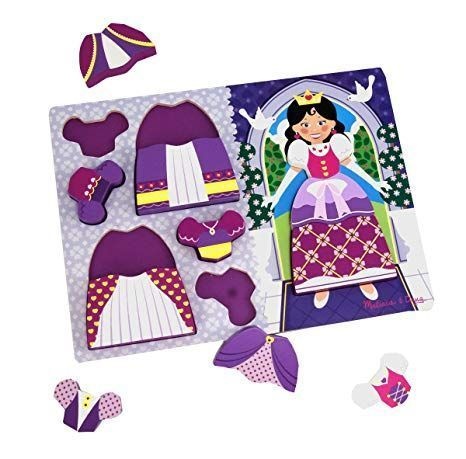 Деревянная рамка-вкладыш "Принцесса"