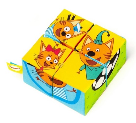 Кубики "Три Кота. Собери Коржика" 