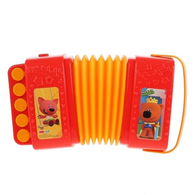 Гармошка "МиМиМишки", на бат. свет+звук в кор. 