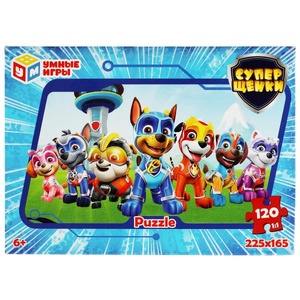 Пазлы 120Д "Суперщенки"