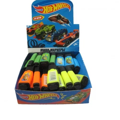 89250 Маркер текстовый мини "Hot Wheels", со скошенным наконечником,1/36
