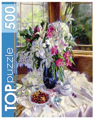 Пазлы 500 эл. "Лилии на террасе"