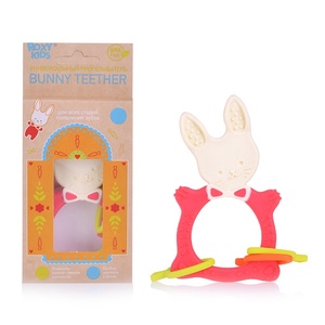 Прорезыватель BUNNY универсальный, корал.