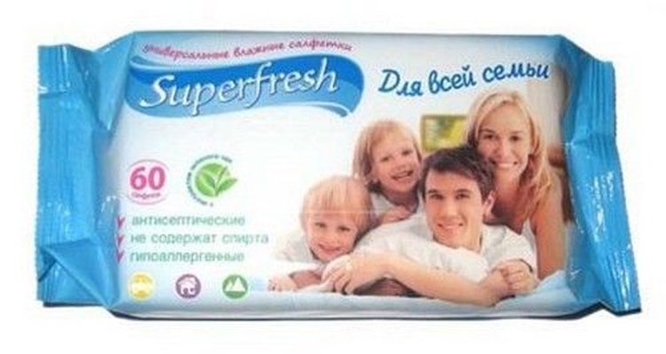 Салфетки вл. Ultra Fresh д/всей семьи 60шт/12