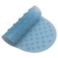 Коврик антискользящий д/ванны силикон 42х25, голубой