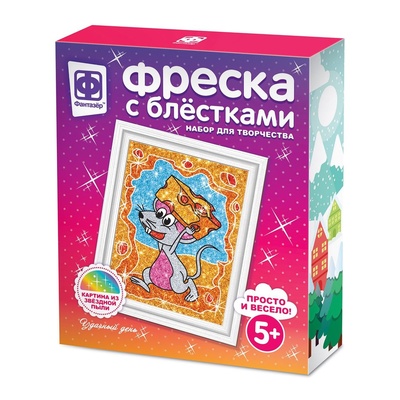 407085 Фреска с блестками Удачный день